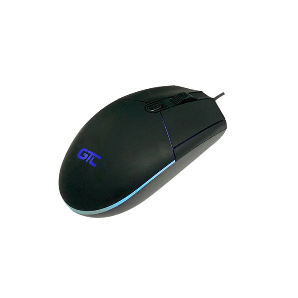 Mouse GTC MGG-019, 1.600dpi, LED Multicolor, Negro (100GT00049)