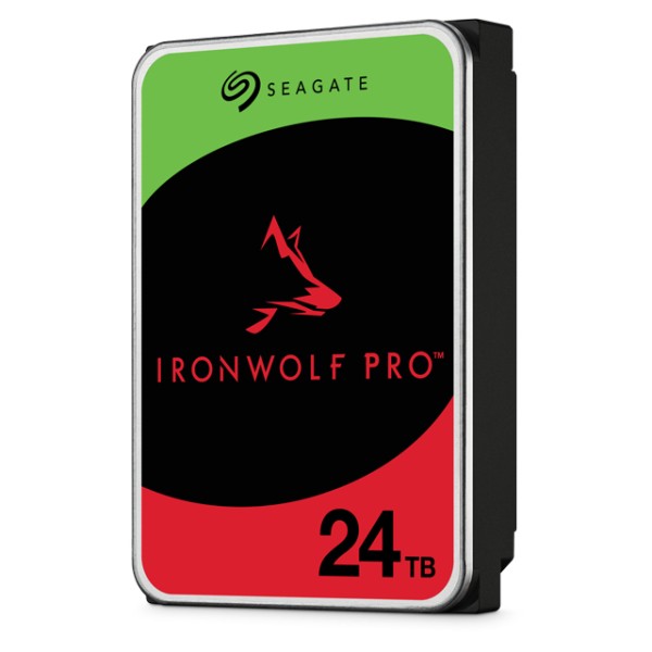 Seagate IronWolf Pro - Hard drive - Internal hard drive - 24 TB - 7200 rpm (ST24000NT002)