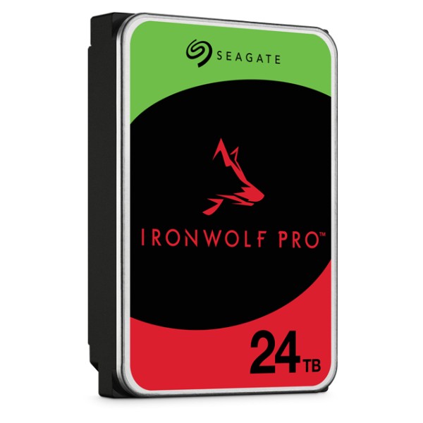 Seagate IronWolf Pro - Hard drive - Internal hard drive - 24 TB - 7200 rpm (ST24000NT002)