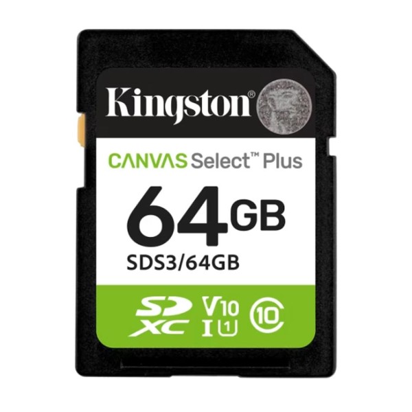 Memoria 64GB SD XC Canvas Select Plus Gen3 100MB/s (SDS3/64GB)