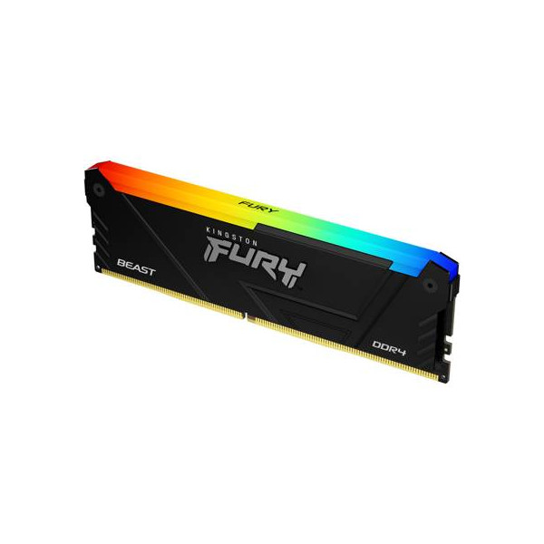 Memoria RAM Kingston Fury Beast RGB de 32GB, DDR4, CL16, 3200MHz, DIMM (KF432C16BB2A/32)