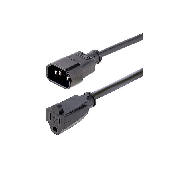 Cable de 0.3m de Extensión C14 a 5-15R (PAC100)