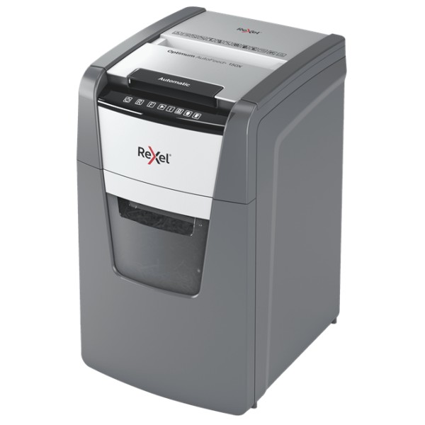 Rexel Optimum AutoFeed+ 150X - Destructora - corte cruzado - 4 x 28 mm - P-4 (2020150XEU)