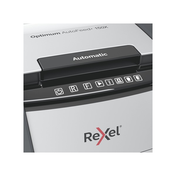 Rexel Optimum AutoFeed+ 150X - Destructora - corte cruzado - 4 x 28 mm - P-4 (2020150XEU)