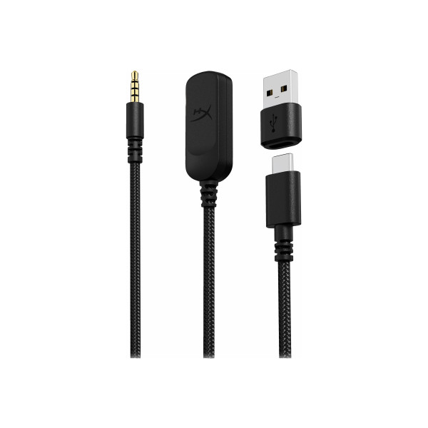 Auriculares HyperX Cloud III Gaming de Tamaño Completo con Cable USB/Conector de 3,5 mm  Negro