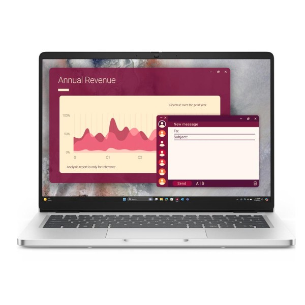 Notebook DELL PRO14 SILVER U7 255U 32GB 1TB W11 3Y