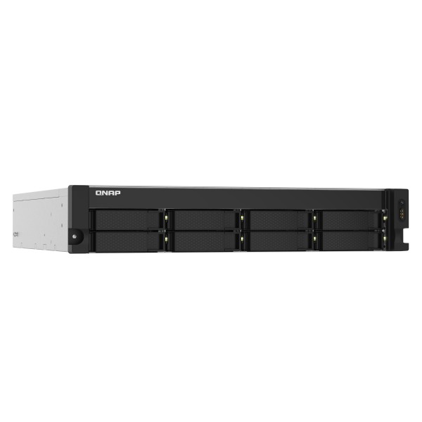 QNAP TS-832PXU-RP - Servidor NAS - 8 compartimentos - montaje en bastidor - SATA 6Gb/s - RAID RAID 0, 1, 5, 6, 10, 50, JBOD, 60 - RAM 4 GB - 2.5 Gigabit Ethernet / 10 Gigabit Ethernet - iSCSI soporta  (TS-832PXU-RP-4G-US)