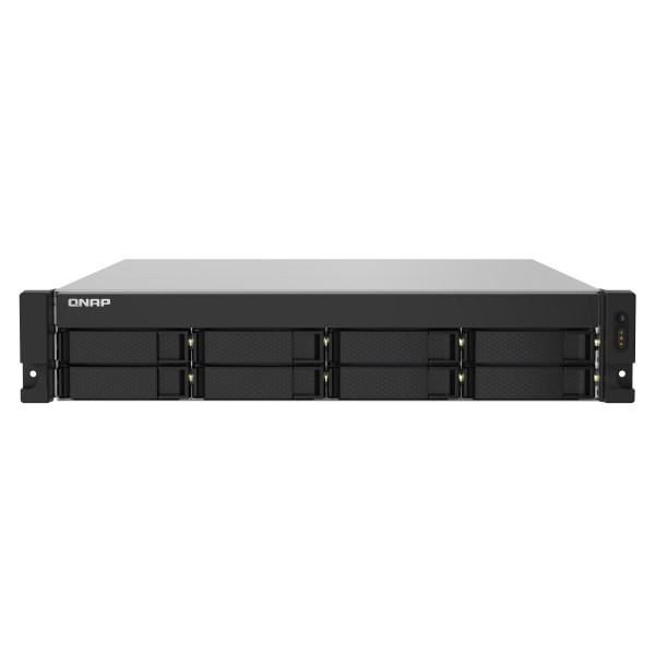 QNAP TS-832PXU-RP - Servidor NAS - 8 compartimentos - montaje en bastidor - SATA 6Gb/s - RAID RAID 0, 1, 5, 6, 10, 50, JBOD, 60 - RAM 4 GB - 2.5 Gigabit Ethernet / 10 Gigabit Ethernet - iSCSI soporta  (TS-832PXU-RP-4G-US)