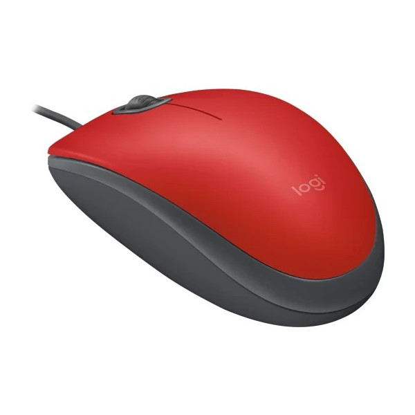 Mouse Logitech M110, Tamaño Normal, Confortable, Wired, Click Silencioso (910-006755)