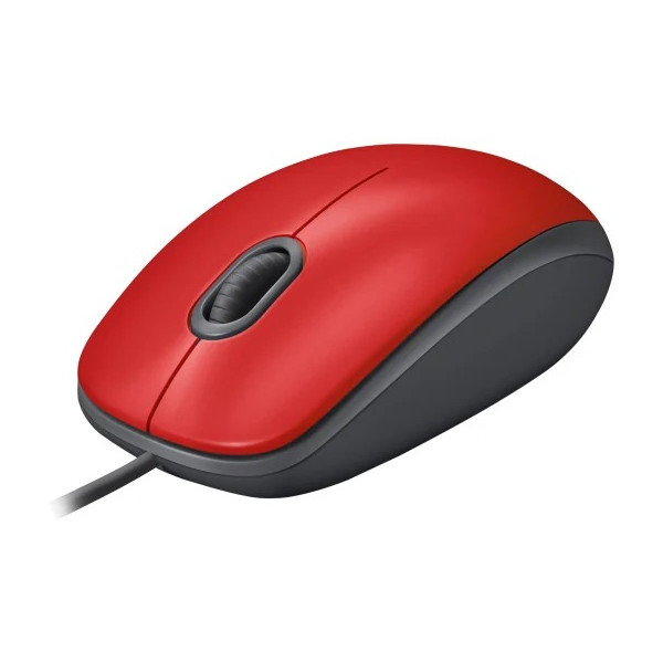 Mouse Logitech M110, Tamaño Normal, Confortable, Wired, Click Silencioso (910-006755)