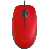 Mouse Logitech M110, Tamaño Normal, Confortable, Wired, Click Silencioso