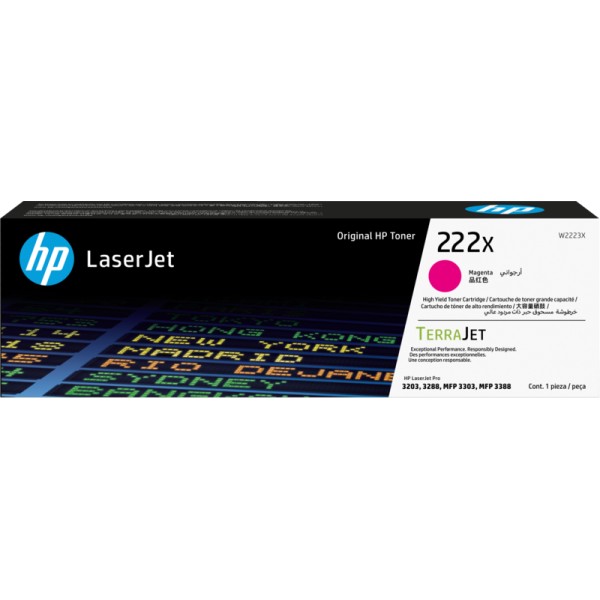 TONER  LASERJET  222X CARTRIDGE MAGENTA (W2223X)