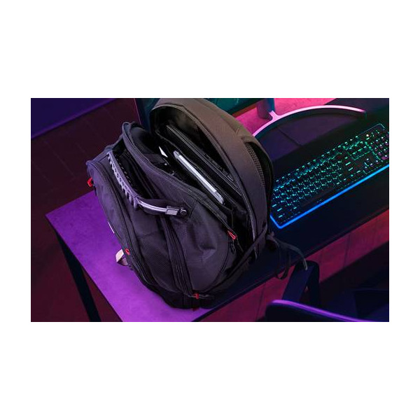 Xtech - Notebook carrying backpack - 17in - Black - Gaming Battlestash  XTB-508 (XTB-508)
