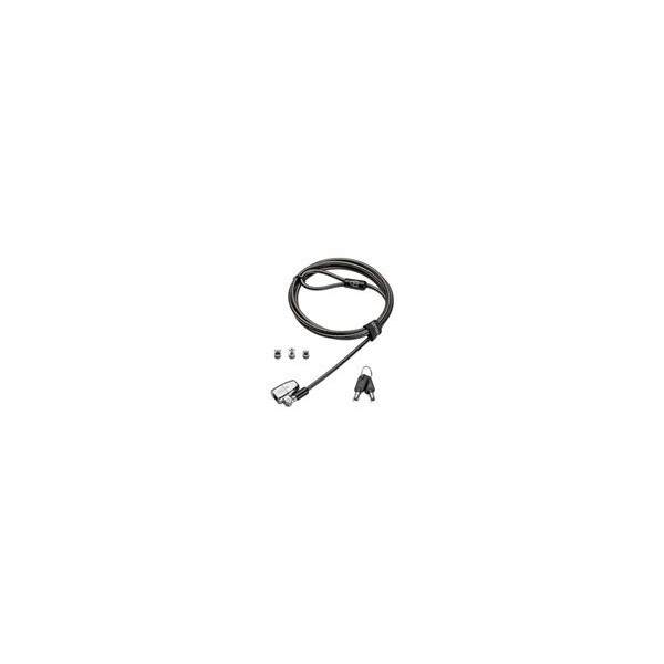 Kensington ClickSafe 2.0 Universal Keyed Laptop Lock - Bloqueo de cable de seguridad - 1.8 m (K68102WW)