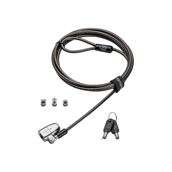 Kensington ClickSafe 2.0 Universal Keyed Laptop Lock - Bloqueo de cable de seguridad - 1.8 m