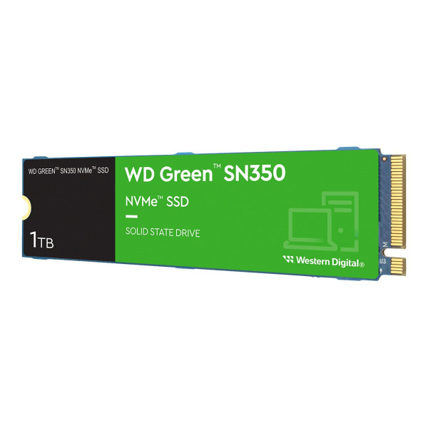Unidad de Estado Sólido WD GREEN 1TB SN350 NVME (WDS100T2G0C)