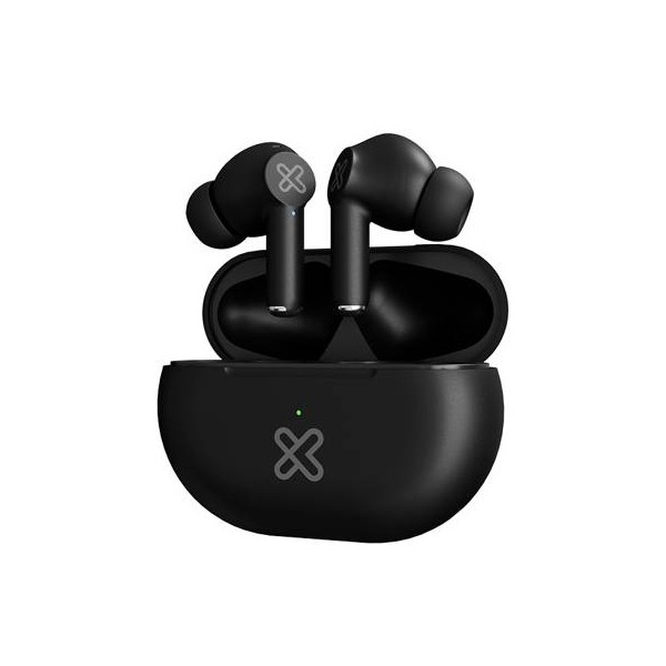 Klip Xtreme - True wireless earphones - Para Phone / Para Portable electronics / Para Tablet - Wireless - 17Hrs IPX Black