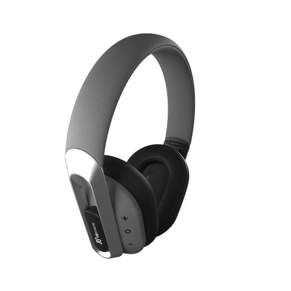 Klip Xtreme - KWH-750GR - Headphones - Para Home audio / Para Portable electronics / Para Professional audio / Para Cellular phone - Wireless - 40Hr Gray color