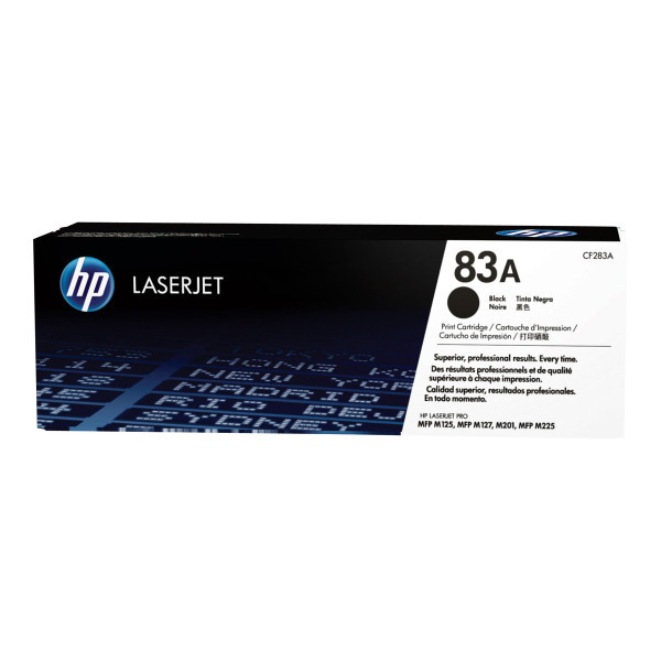 Cartucho de tóner HP 83A Color negro original (CF283A) (CF283A)