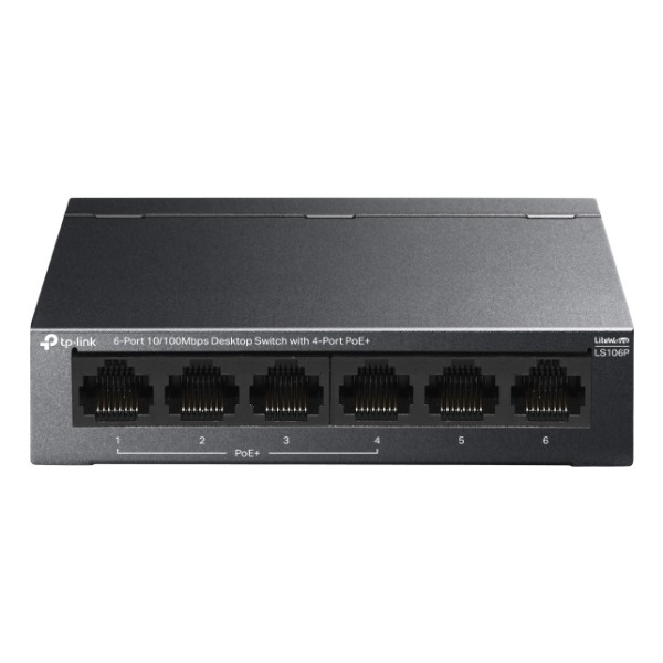 TP-Link - Switch - Conmutador de escritorio de 6 (LS106P)