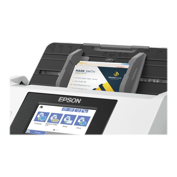 Epson DS-790WN - Escáner de documentos - Sensor de imagen de contacto (CIS) - a dos caras - 215.9 x 6096 mm - 600 ppp x 600 ppp - hasta 45 ppm (mono) / hasta 45 ppm (color) - Alimentador automá ... (B11B265201)