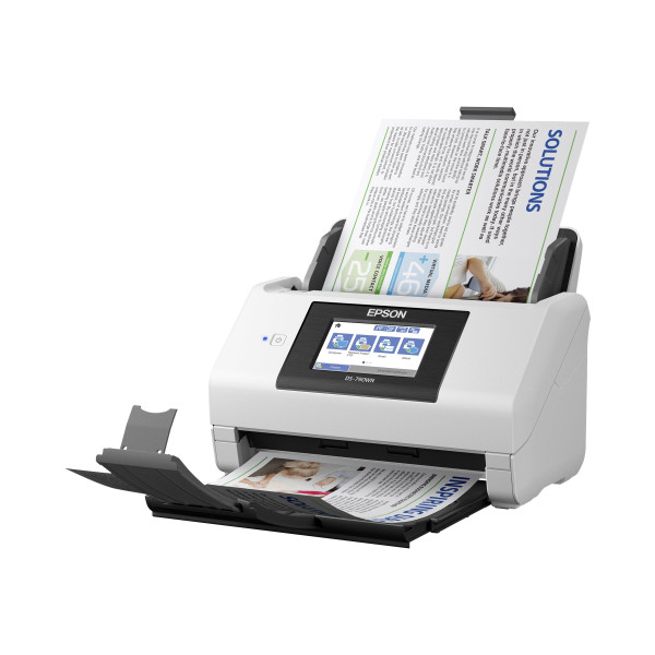 Epson DS-790WN - Escáner de documentos - Sensor de imagen de contacto (CIS) - a dos caras - 215.9 x 6096 mm - 600 ppp x 600 ppp - hasta 45 ppm (mono) / hasta 45 ppm (color) - Alimentador automá ... (B11B265201)