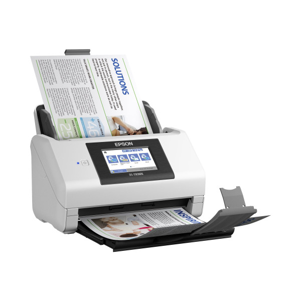 Epson DS-790WN - Escáner de documentos - Sensor de imagen de contacto (CIS) - a dos caras - 215.9 x 6096 mm - 600 ppp x 600 ppp - hasta 45 ppm (mono) / hasta 45 ppm (color) - Alimentador automá ... (B11B265201)