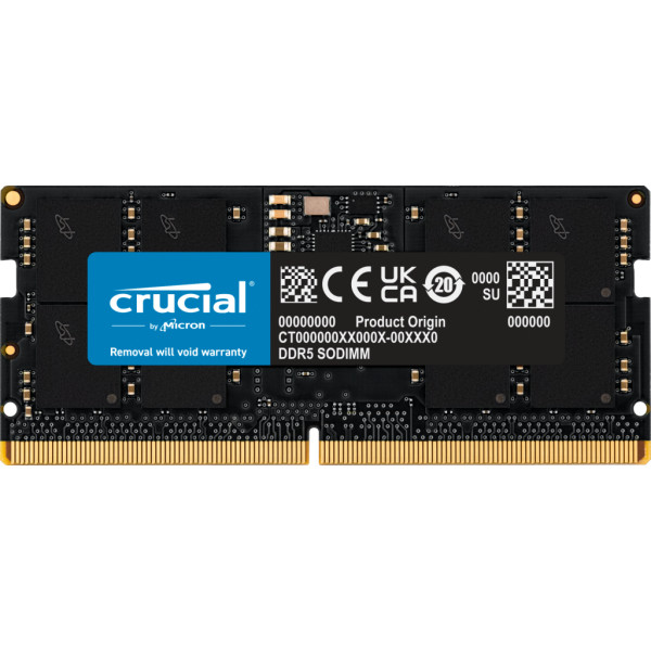 Memoria RAM Crucial Ballistix de 16GB, DDR5, 5600MHz, CL46, SODIMM