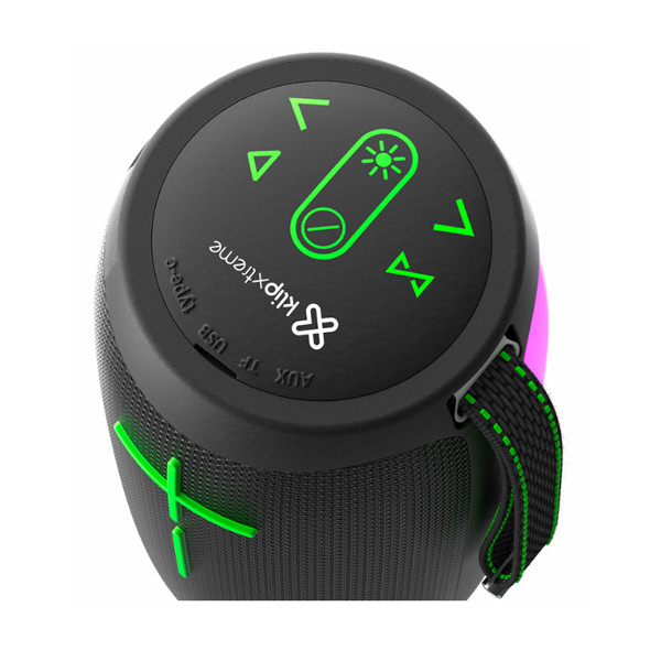 Klip Xtreme KBS-350BK - Speaker - Black - LED Flame Lights 16W TWS (KBS-350BK)