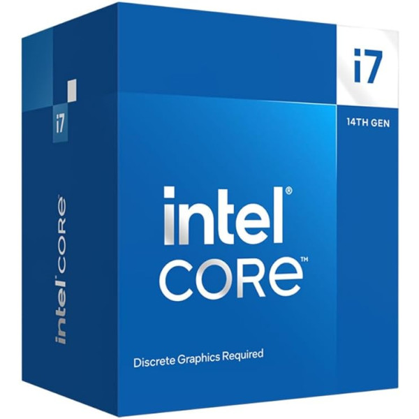 Intel Core i7 i7-14700 - 2.1 GHz - 20 núcleos - 28 hilos - 33 MB caché - FCLGA1700 Socket - Caja (BX8071514700)