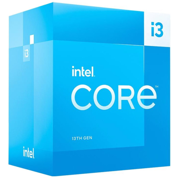 Procesador Intel Core i3-13100F Raptor Lake, LGA1700, 3.4/4.5GHz, Sin Video (BX8071513100F)