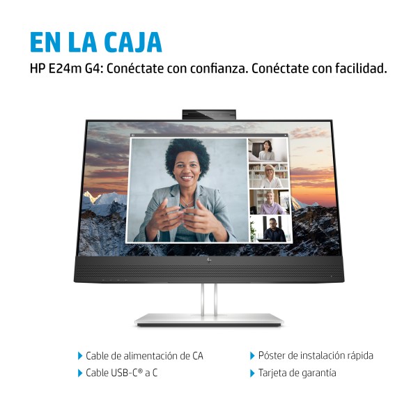 HP E24m G4 Conferencing - E-Series - monitor LED - 23.8