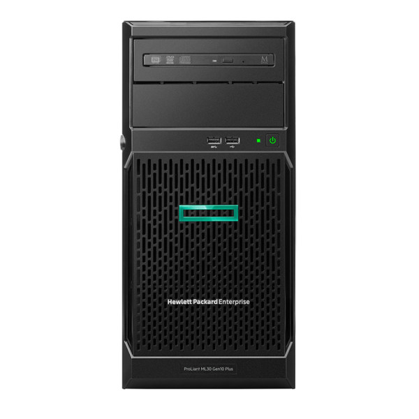 Servidor torre HPE Proliant ML30 Gen10 4LFF, Intel Xeon E-2224 (4 Nucleos - 3.40 GHz),  16 GB DDR4 , 1 TB HHD SATA (P06761-B21) USADO