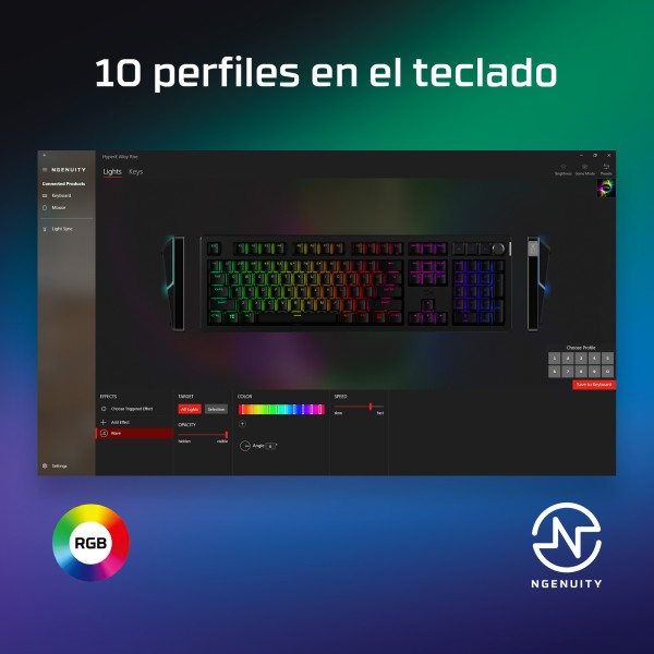 ALLOY RISE TECLADO GAMER (7G7A3AA#ABM)
