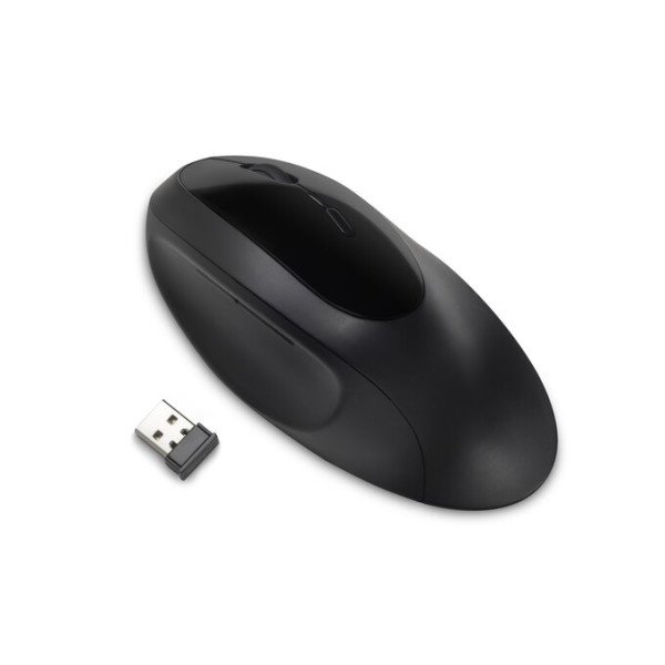 Mouse Kensington Ergonómico Pro Fit, Inalámbrico, Negro (K75404WW)
