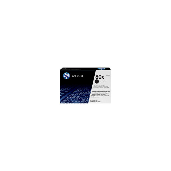 Cartucho de toner HP 80X LaserJet, negro (CF280X)