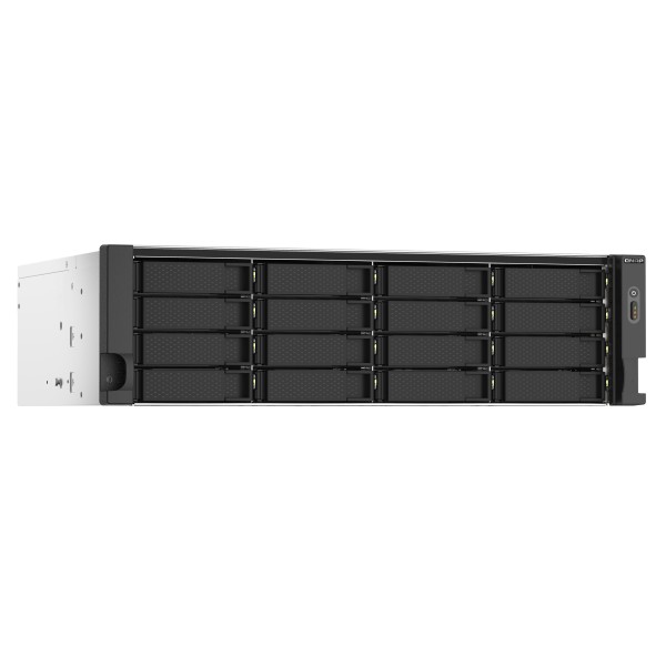 QNAP TS-1673AU-RP - Servidor NAS - 16 compartimentos - montaje en bastidor - SATA 6Gb/s - RAID RAID 0, 1, 5, 6, 10, JBOD, 5 Hot Spare, intercambio en caliente 6, 10 repuesto rápido - RAM 16 GB - ... (TS-1673AU-RP-16G-US)