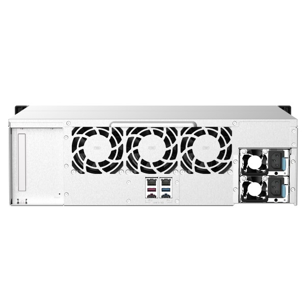 QNAP TS-1673AU-RP - Servidor NAS - 16 compartimentos - montaje en bastidor - SATA 6Gb/s - RAID RAID 0, 1, 5, 6, 10, JBOD, 5 Hot Spare, intercambio en caliente 6, 10 repuesto rápido - RAM 16 GB - ... (TS-1673AU-RP-16G-US)
