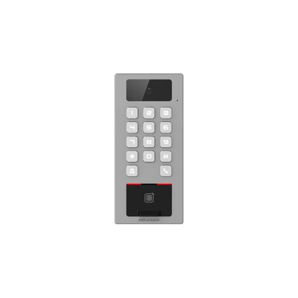 Hikvision - Access control terminal with fingerprint reader and camera - Video intercom system - Supports card and PIN