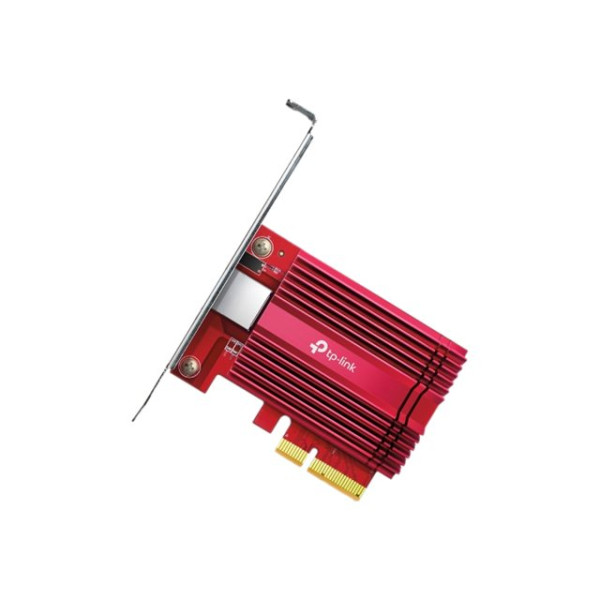 Adaptador de Red TPLink TX401 V1  PCIe 3.0 x4 Perfil Bajo, 1/2.5/5/10GBaseT x 1 (TX401)