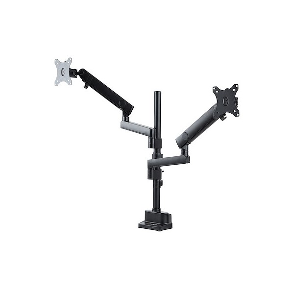 Desk Mount Dual Monitor Arm - 32in VESA (ARMDUALPIVOT)