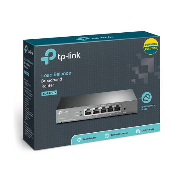 TP-LINK TL-R470T+ - - router - - Puertos WAN: 4 (TL-R470T+)