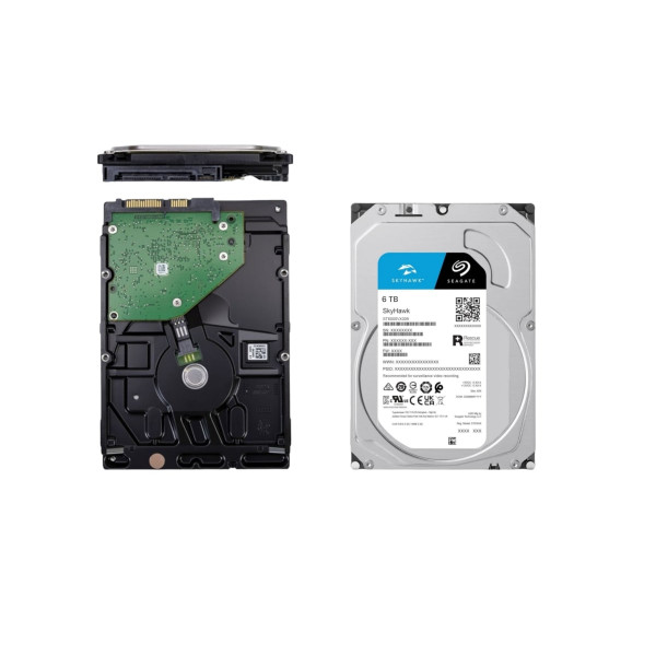 Disco Duro Seagate SkyHawk de 6TB (3.5in, SATA, 5400rpm, 256Mb de Caché) (ST6000VX009)