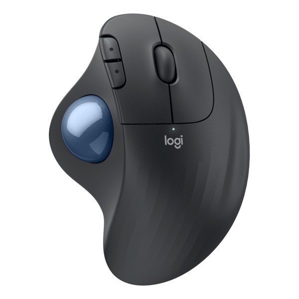 Logitech Ergo M575S Series - Mouse - Graphite+Blue Ball Bt (910-007031)