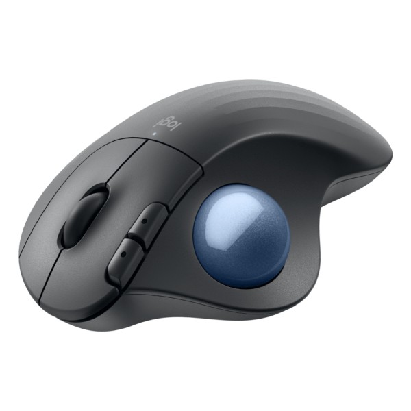 Logitech Ergo M575S Series - Mouse - Graphite+Blue Ball Bt (910-007031)