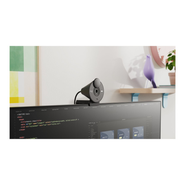 Webcam Logitech BRIO 300 USBC 2MP Full HD 1080p con Cable (960-001413)