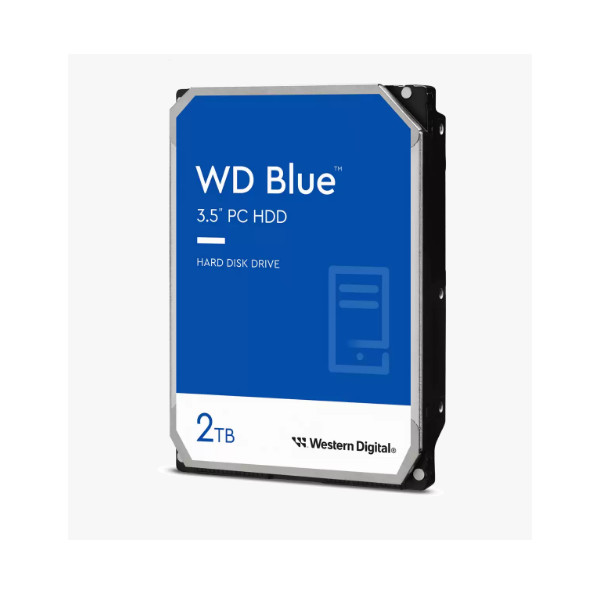 Disco Duro Western Digital Blue de 2TB, 3.5 pulgadas, 5.400rpm, Caché 64MB (WD20EARZ)
