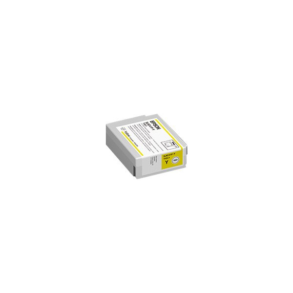 Epson SJIC41P-Y - Amarillo - original - blíster con alarmas de RF/acústica - cartucho de tinta - para ColorWorks CW-C4000, CW-C4000E (BK), CW-C4000E (MK) (C13T52L420)