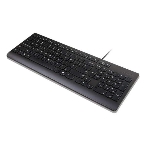 ESSENTIAL WIRED KEYBOARD BLACK SPANISH (4Y41R64657)