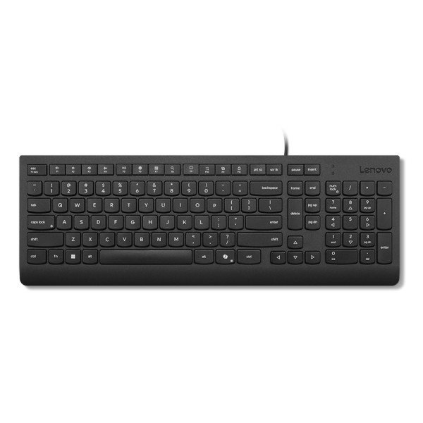 ESSENTIAL WIRED KEYBOARD BLACK SPANISH (4Y41R64657)